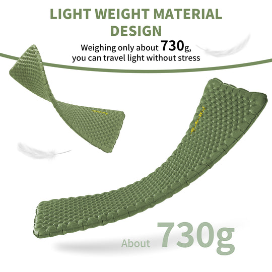 Tuye Series Ultra Light Inflatable Sleeping Pad （R-value 4.6 minimum temperature -20℃/-4℉）