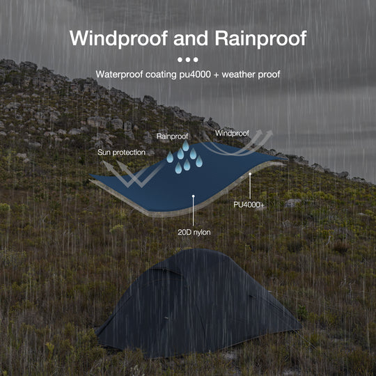 Cloud UP 3 People 3-season Camping Tent
