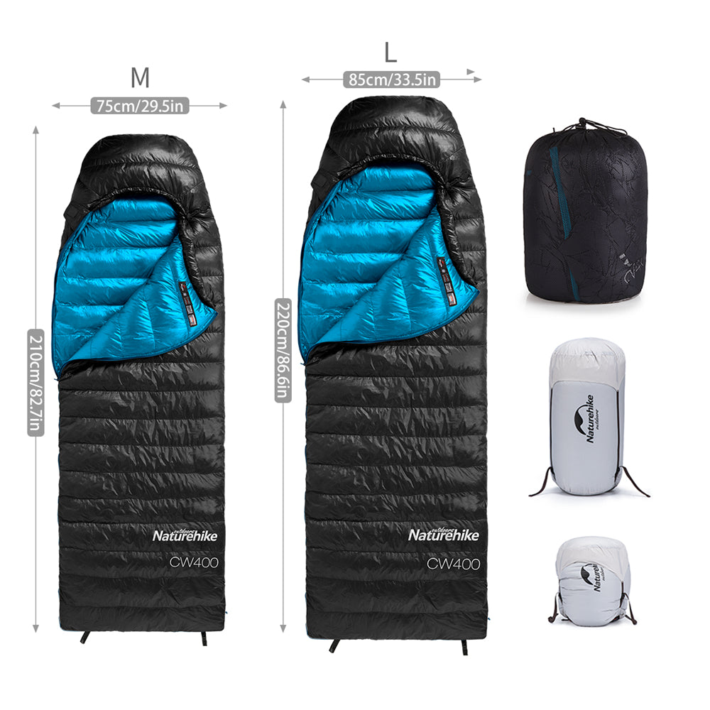 CW400 Duck Down Mummy Sleeping Bag