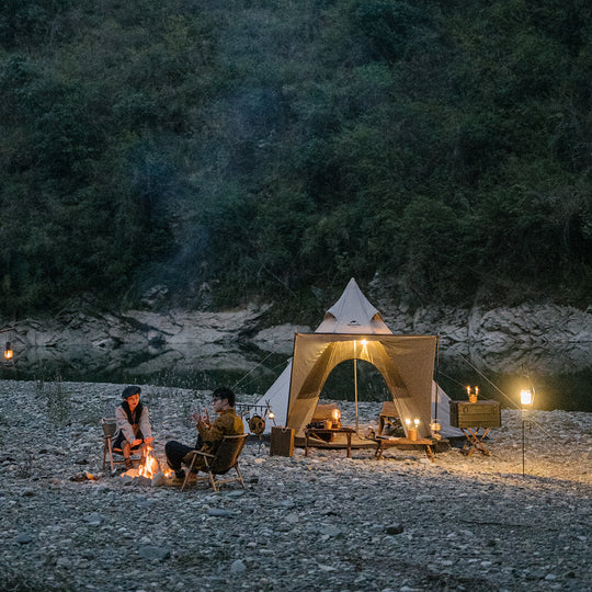 Ranch 4 People Pyramid Luxury Camping Tent