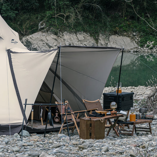 Ranch 4 People Pyramid Luxury Camping Tent