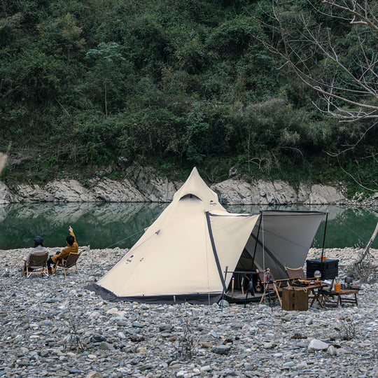 Ranch 4 People Pyramid Luxury Camping Tent