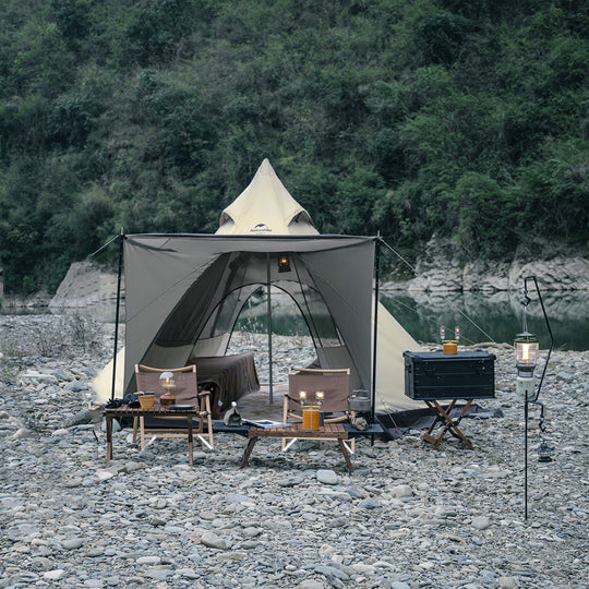 Ranch 4 People Pyramid Luxury Camping Tent