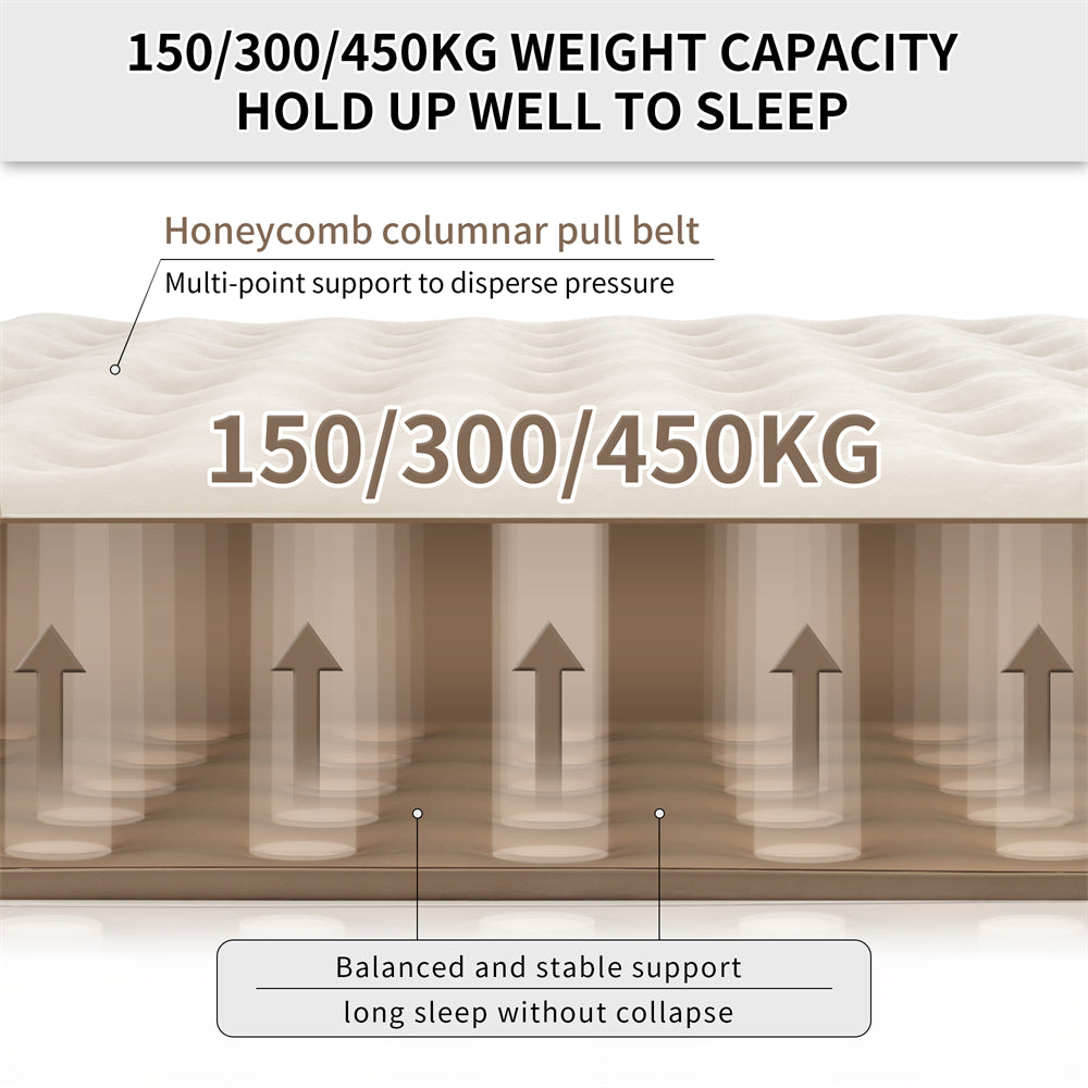 Naturehike Elevated Built-in Pump Air Mattress