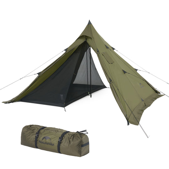 Flame Retardant 4-Season Camping Tent with Stove Jack