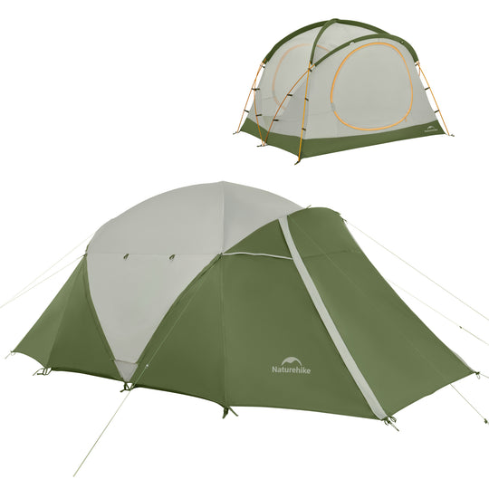 Naturehike KOTA 4 One-Bedroom And Two-Bathroom Tent