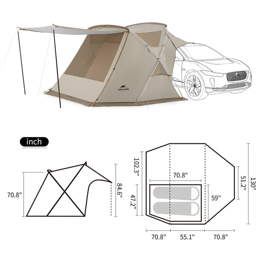Cloud Wild Car Side Tent