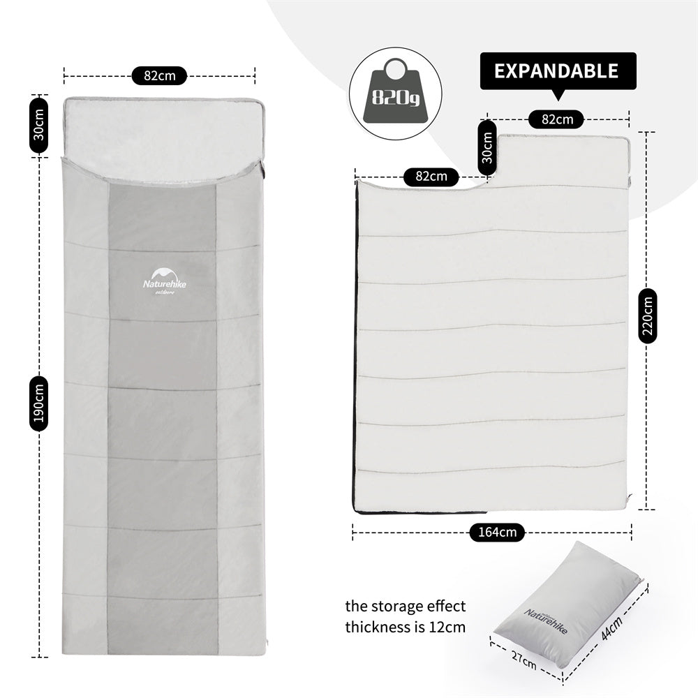 Naturehike Summer Sleeping Bag with Pillow