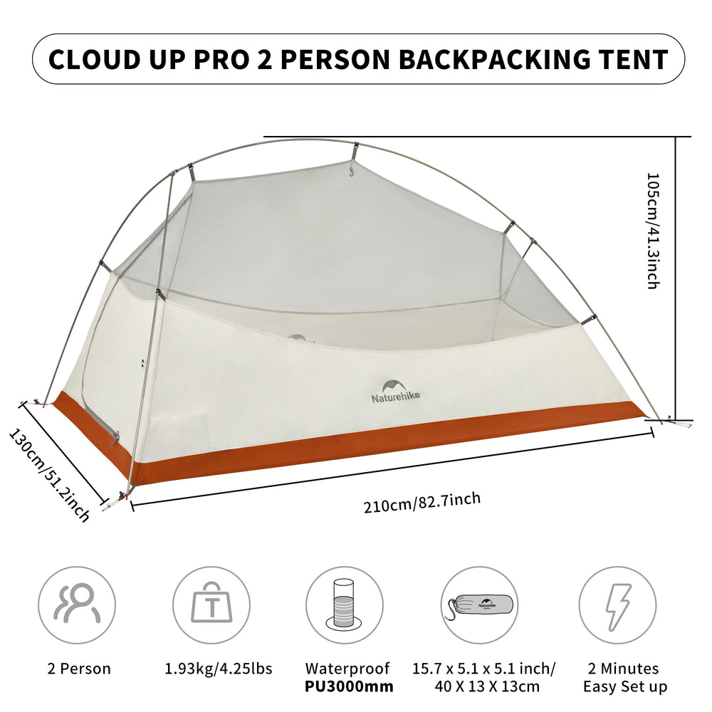Cloud Up Base 1-2People Lightweight Backpacking Tent