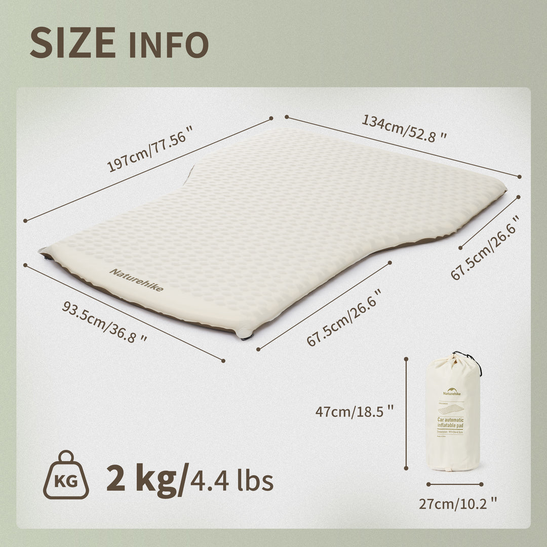 Naturehike SUV & Car Air Mattress Automatic Inflation