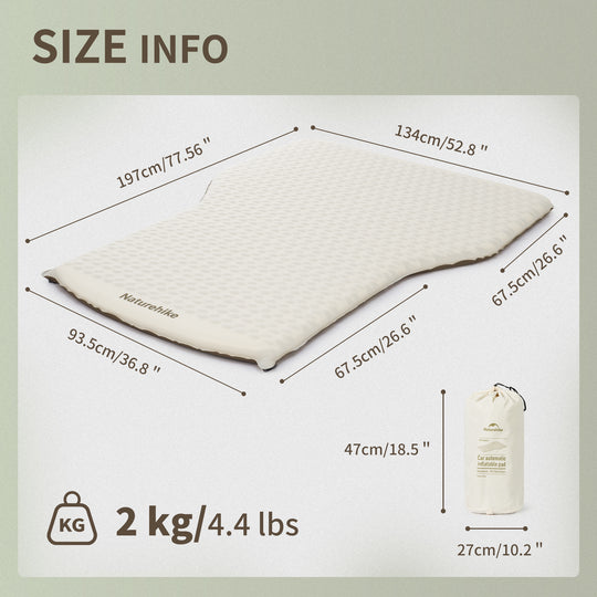 Naturehike SUV & Car Air Mattress Automatic Inflation