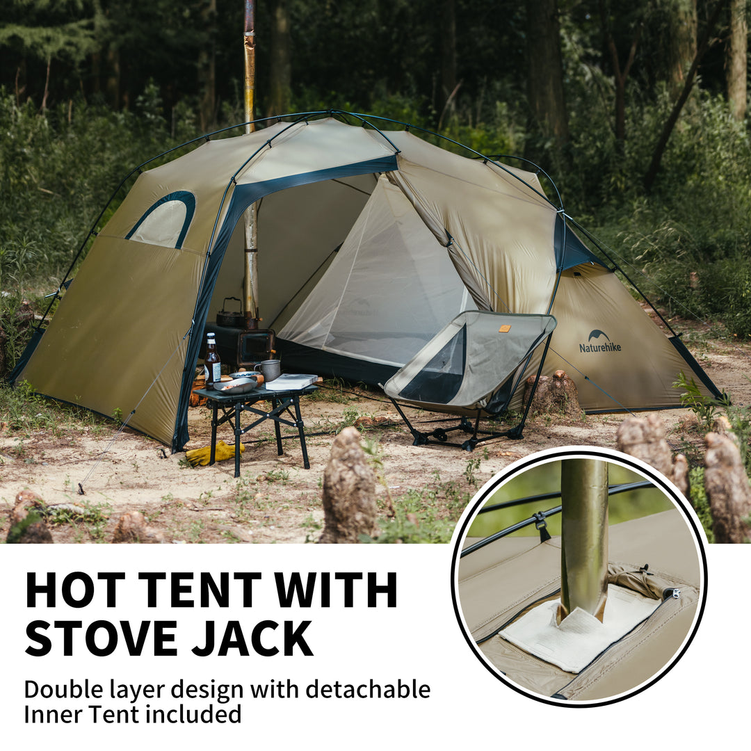 Massif Solo Ultralight Hot Tent One Bedroom&One Living Room