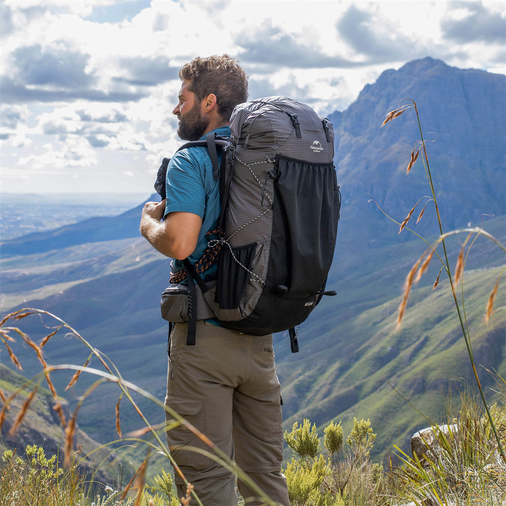 60L 5L Multifunctional Mountain Bag with Rain Cover