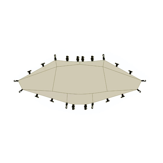 Cloud Boundar Self-supporting and Fast-opening Hexagonal Canopy