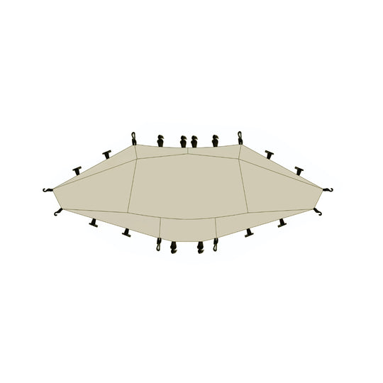 Cloud Boundar Self-supporting and Fast-opening Hexagonal Canopy
