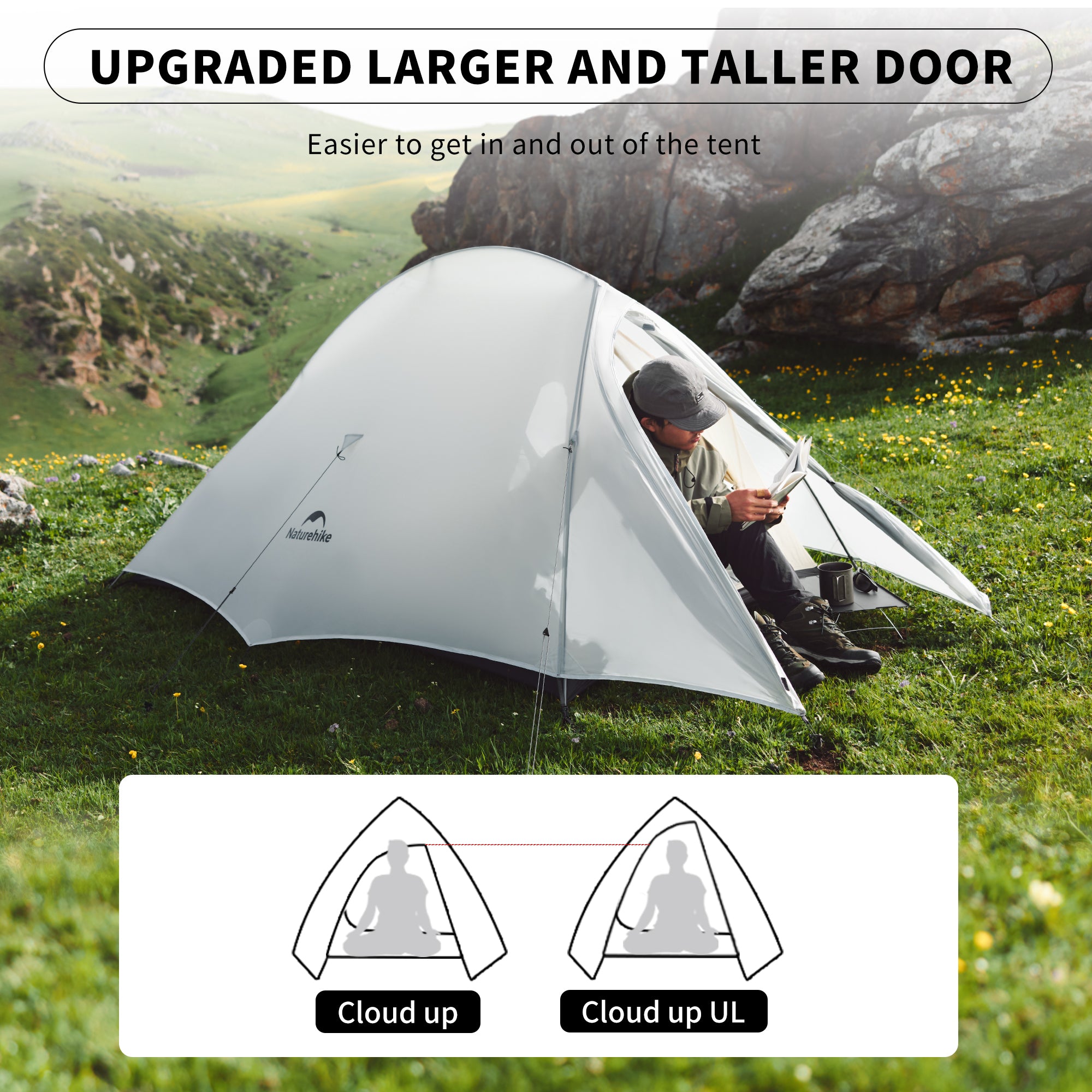 Cloud Up UL 1-2People Lightweight Backpacking Tent – Naturehike-au