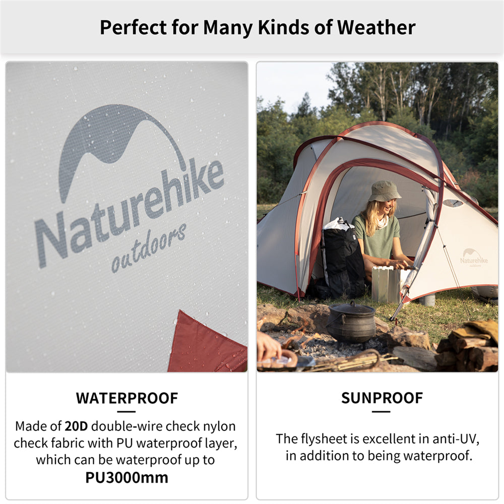 Hiby One Bedroom One Living Room Camping Tent