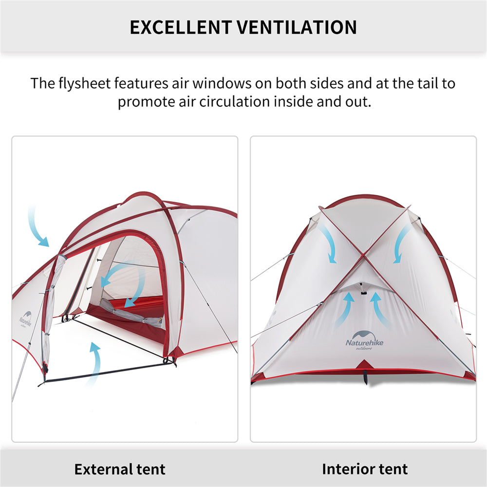 Hiby One Bedroom One Living Room Camping Tent