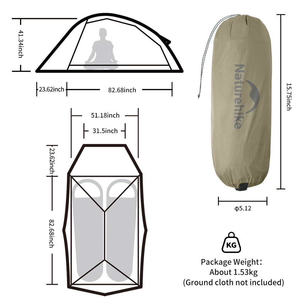 Cloud Up 2 Pro 2-People Lightweight Backpacking Tent