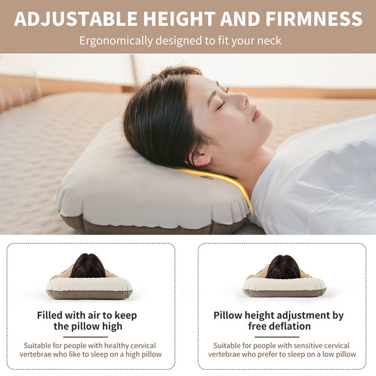 Naturehike Yugu 2-in-1 sponges inflatable pillow