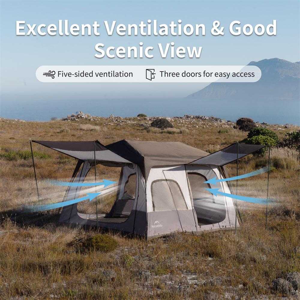 Cape 6-8 Person Family Camping Automatic Tent