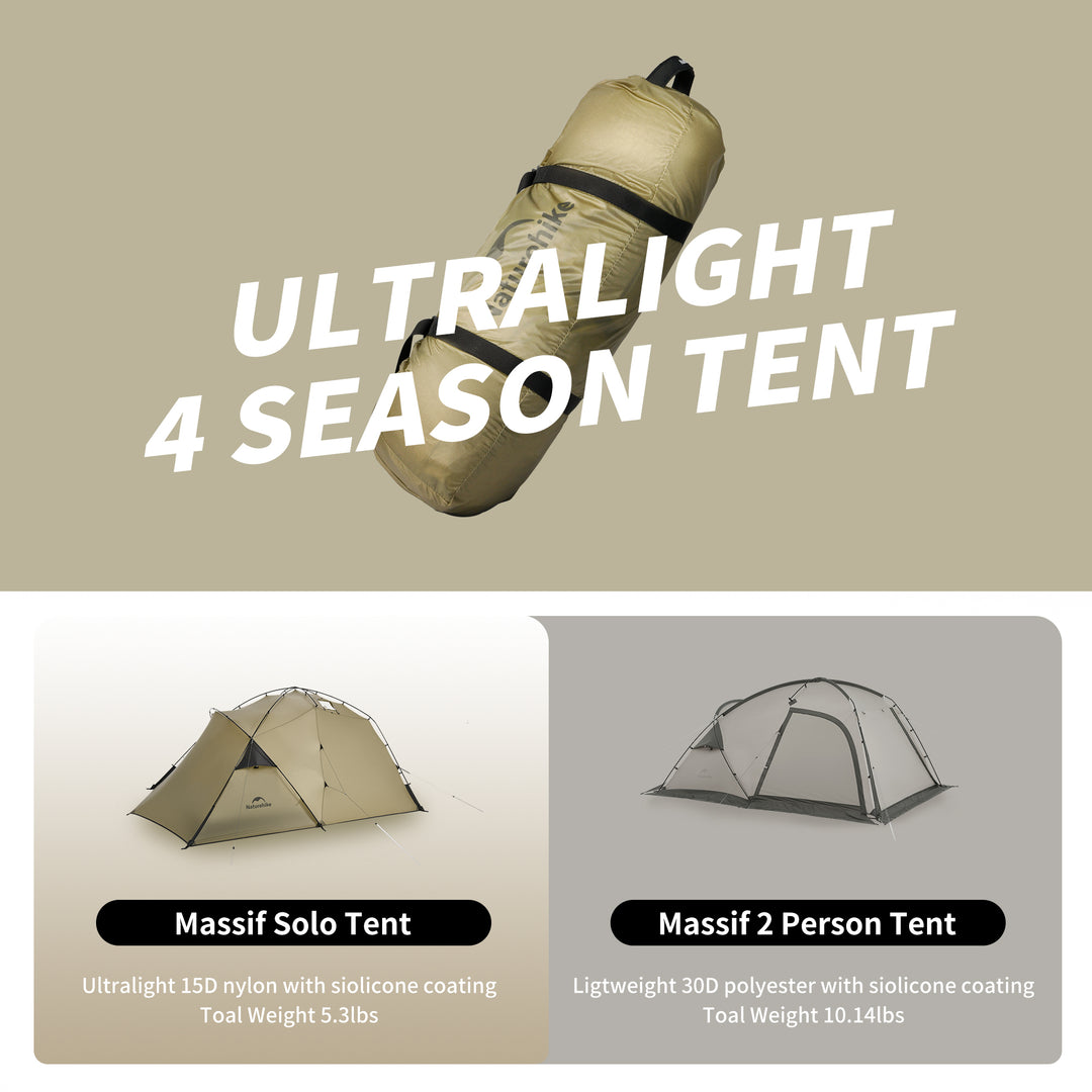 Massif Solo Ultralight Hot Tent One Bedroom&One Living Room