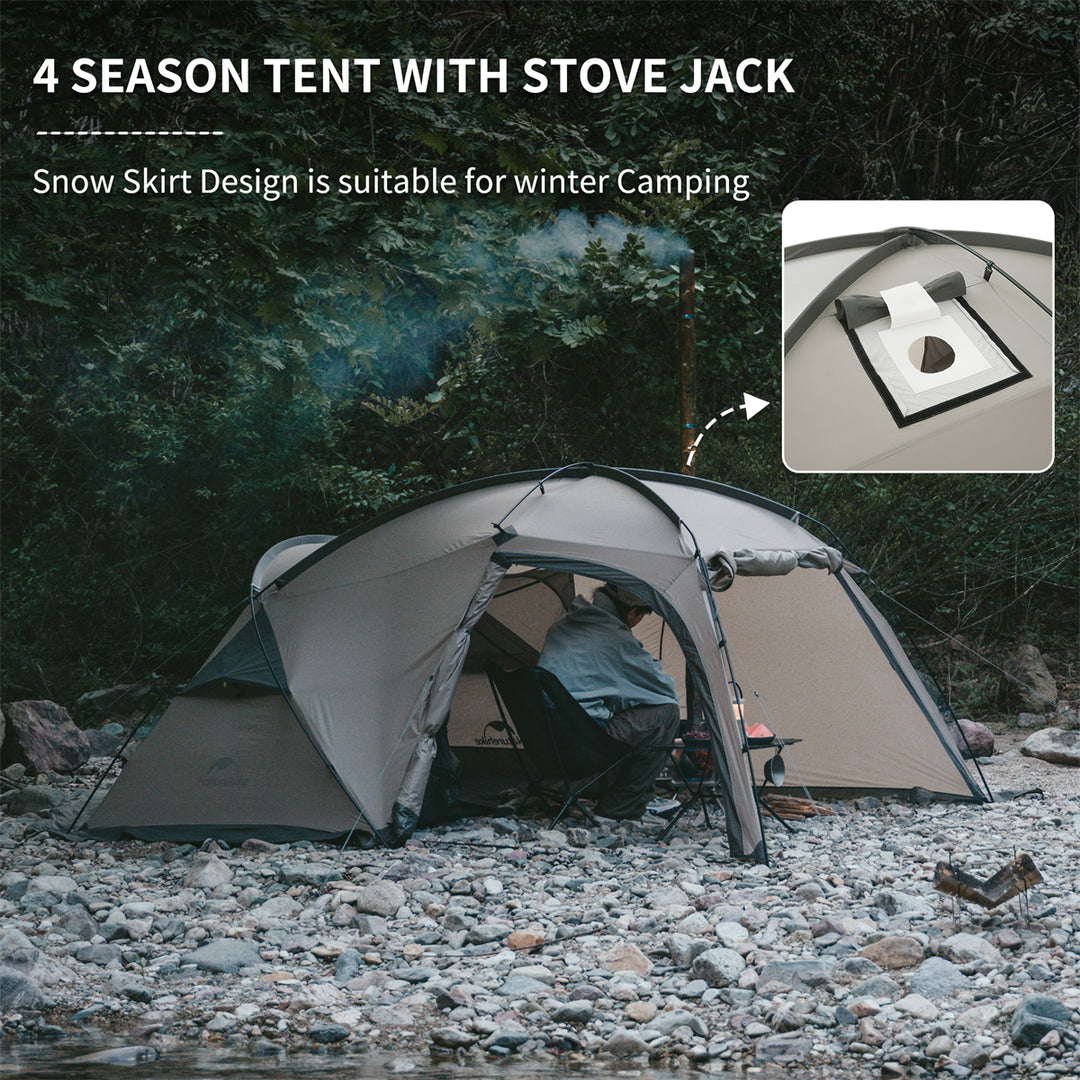 Mountain Peak Hot Tent One Bedroom&One Living Room