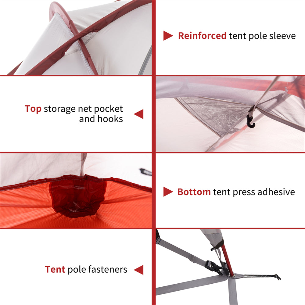 Hiby One Bedroom One Living Room Camping Tent