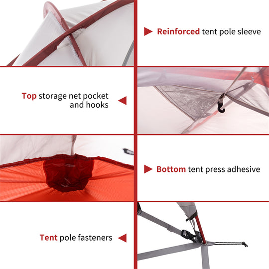 Hiby One Bedroom One Living Room Camping Tent