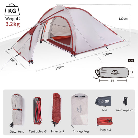 Hiby One Bedroom One Living Room Camping Tent