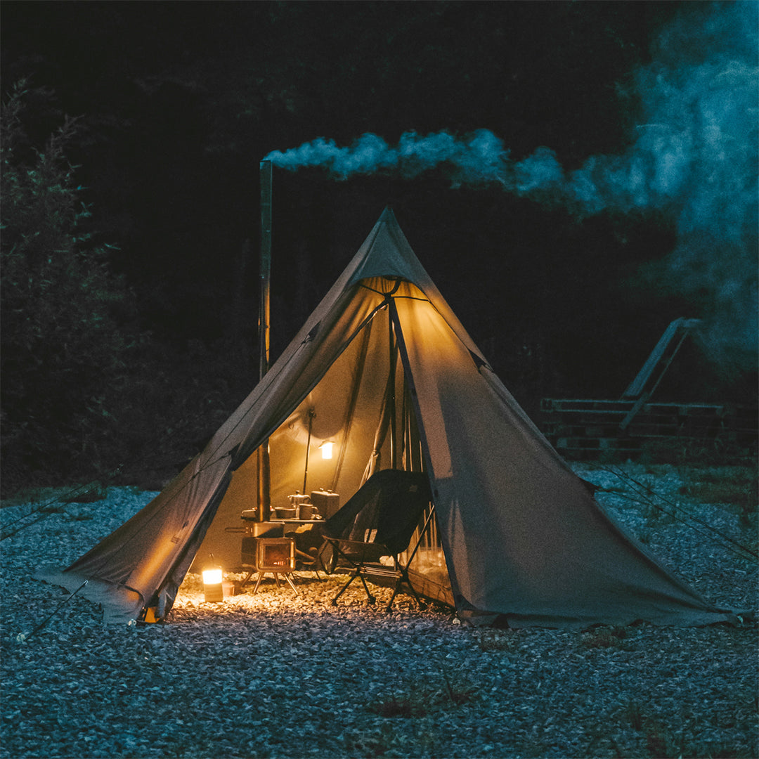 Flame Retardant 4-Season Camping Tent with Stove Jack