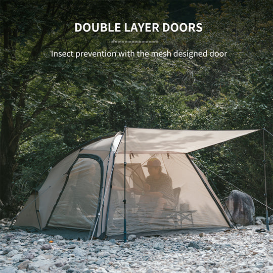 Mountain Peak Hot Tent One Bedroom&One Living Room