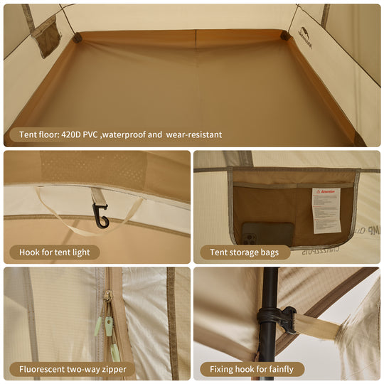 Cloud Boat Fast One-Bedroom Speedy Tunnel Tent