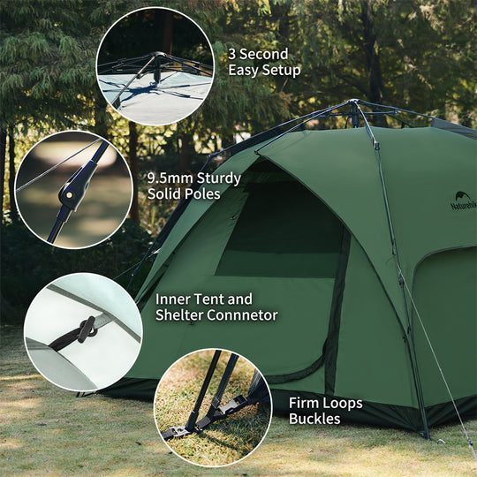 Cape Square Instant Tent