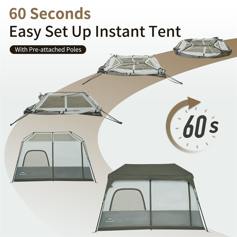 Cape 6-8 Person Family Camping Automatic Tent