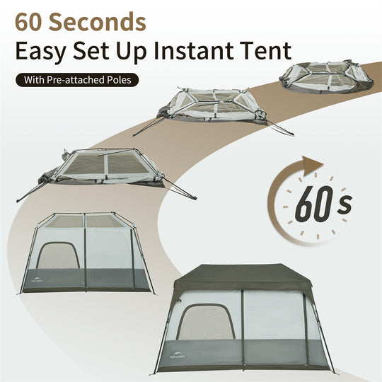 Cape 6-8 Person Family Camping Automatic Tent