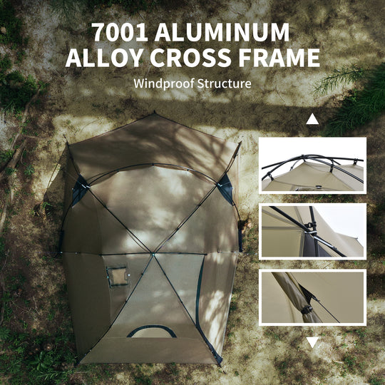 Massif Solo Ultralight Hot Tent One Bedroom&One Living Room