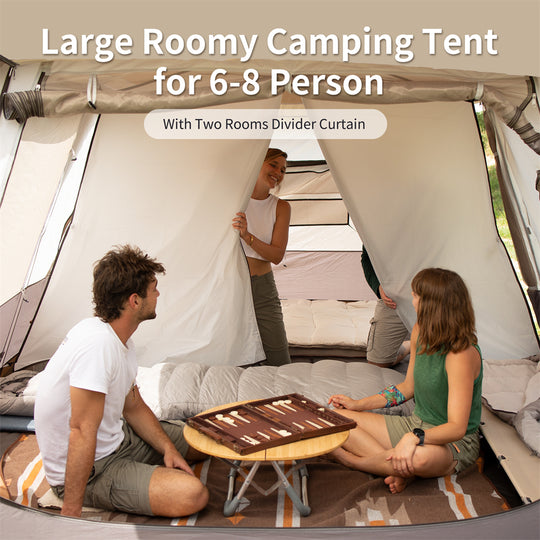 Cape 6-8 Person Family Camping Automatic Tent