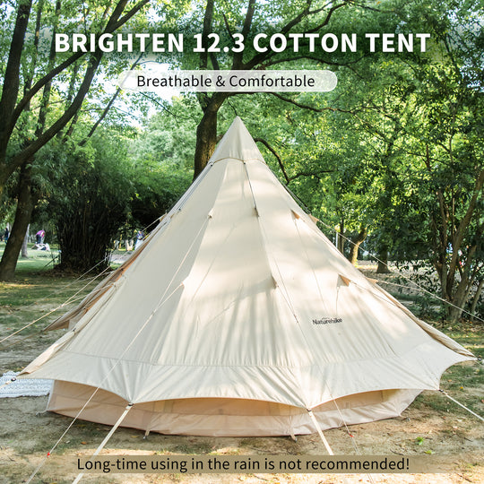 Brighten 12.3 Cotton Pyramid 4 Season Tent