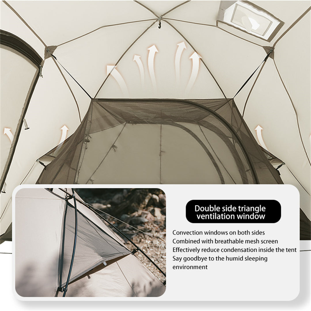 Mountain Peak Hot Tent One Bedroom&One Living Room