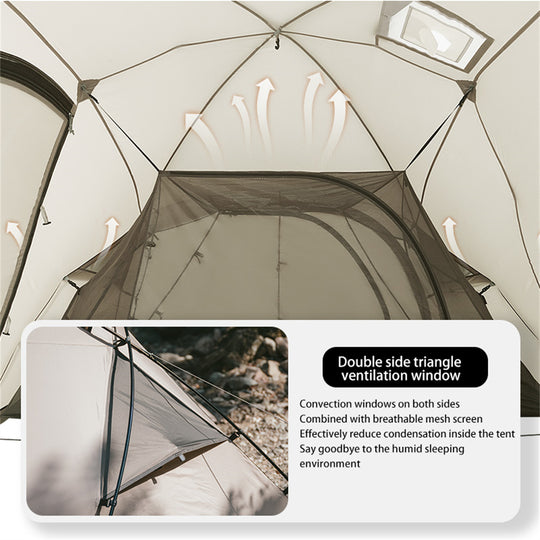 Mountain Peak Hot Tent One Bedroom&One Living Room